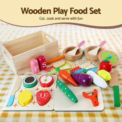 Keezi Kids Wooden Toy Kitchen Set
