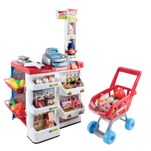 Keezi Kids 24pc Supermarket Playset