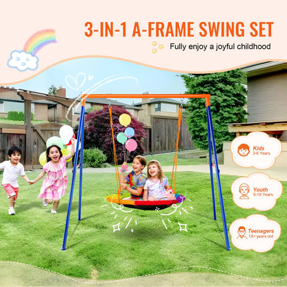 A-Frame Swing Set 40" Playground