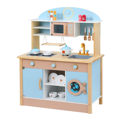 Keezi Kids Wooden Pretend Kitchen Play Set