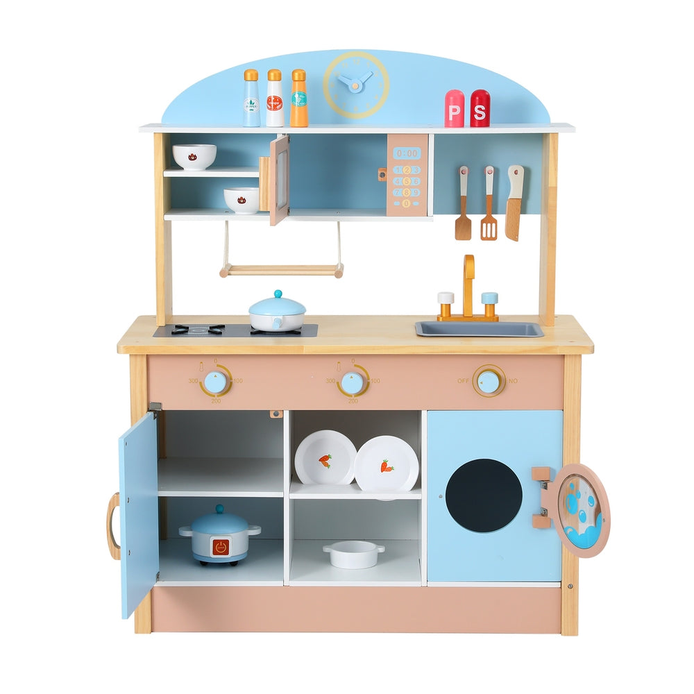 Keezi Kids Wooden Pretend Kitchen Play Set