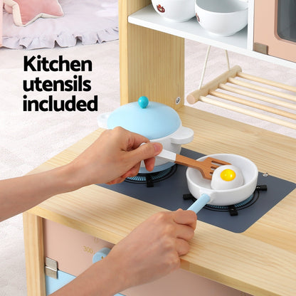 Keezi Kids Wooden Pretend Kitchen Play Set