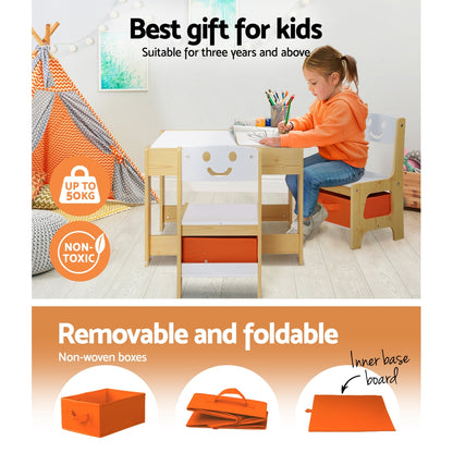 Keezi 3PC Kids Table and Chairs Set