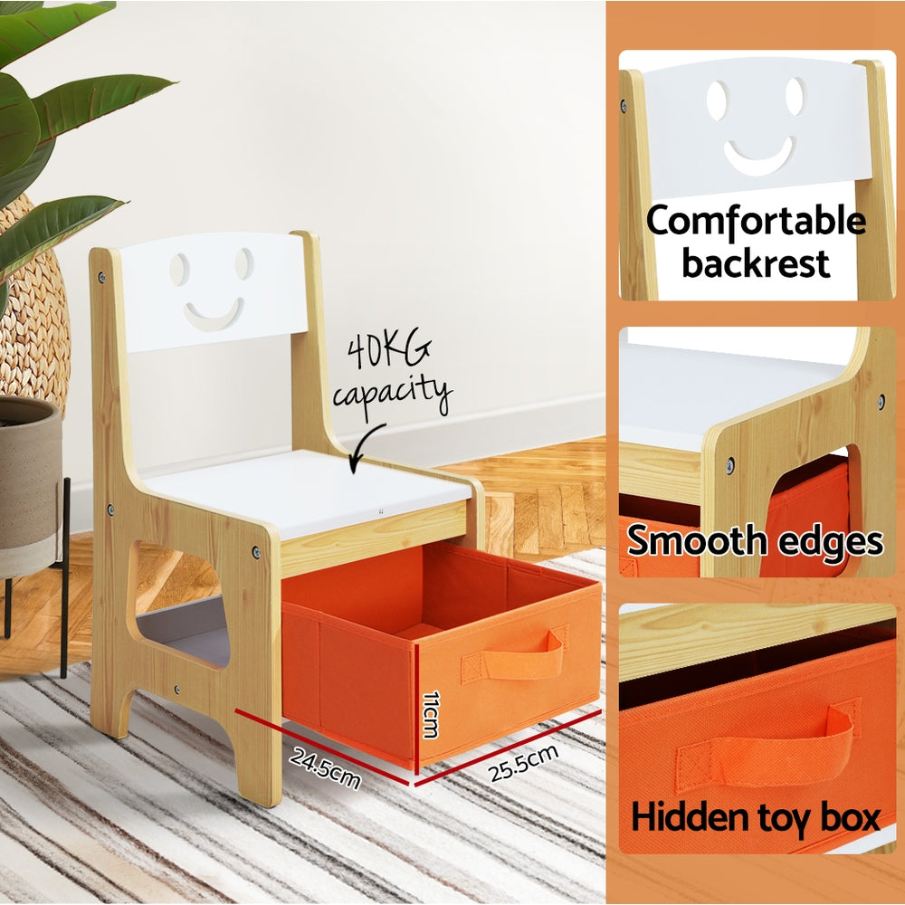 Keezi 3PC Kids Table and Chairs Set
