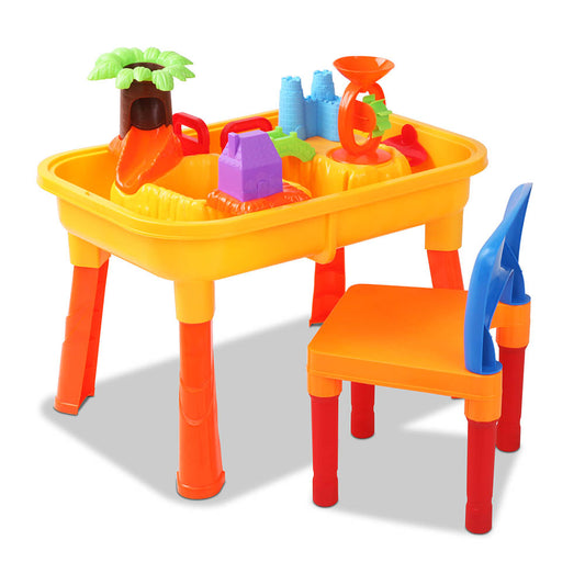 Keezi Kids Sand & Water Table & Chair Play Set