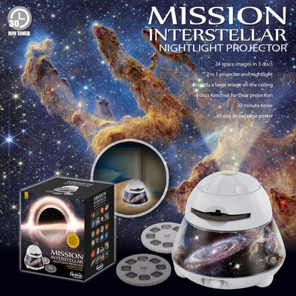 Mission Interstellar Dreamy Sky Night Light Projector