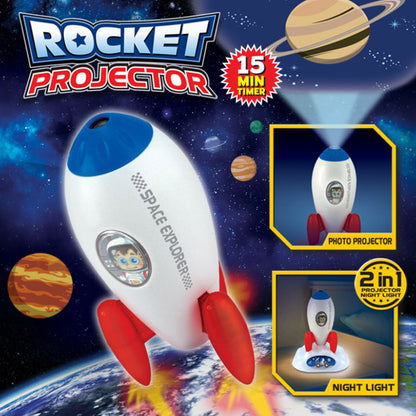 Rocket Projector Night Light