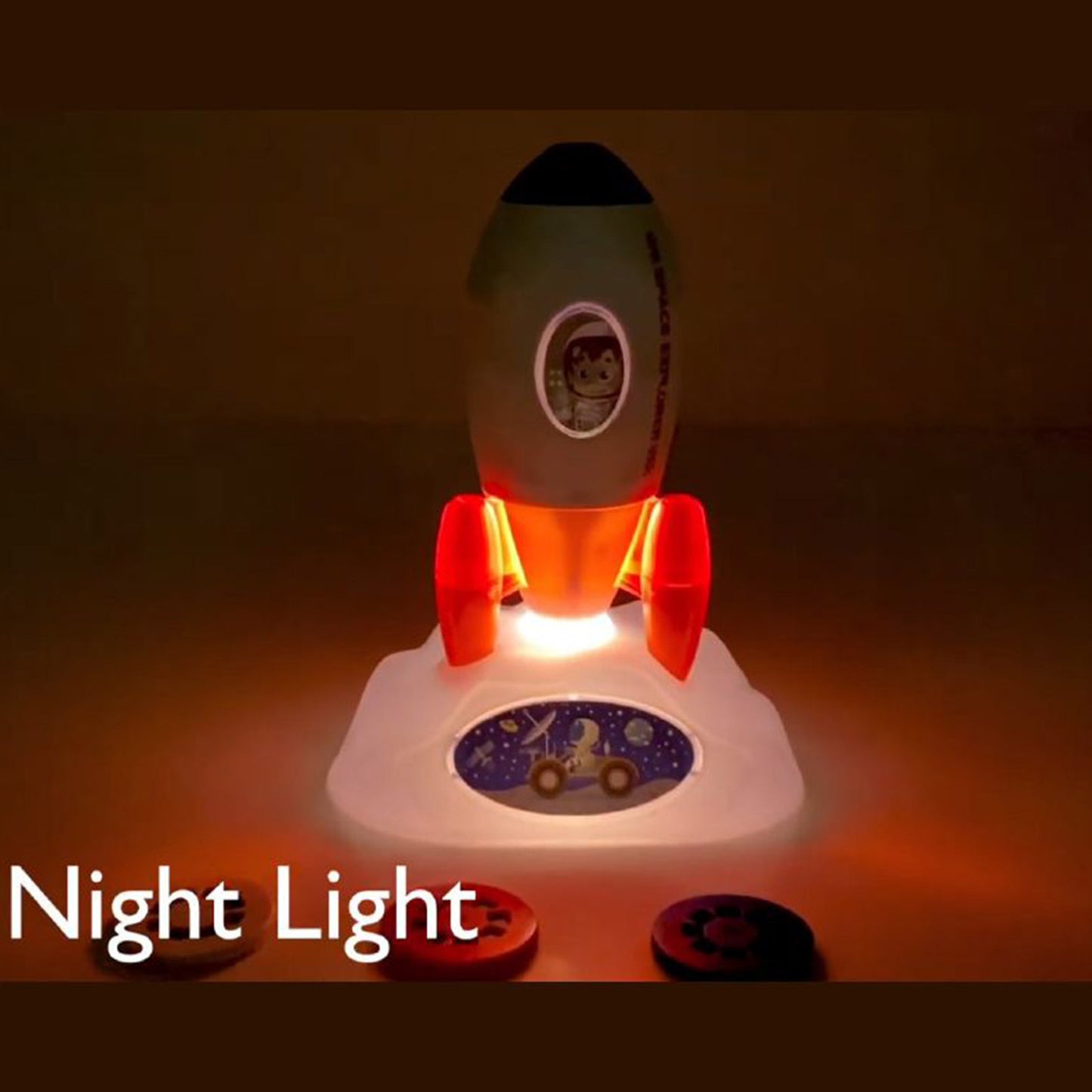 Rocket Projector Night Light