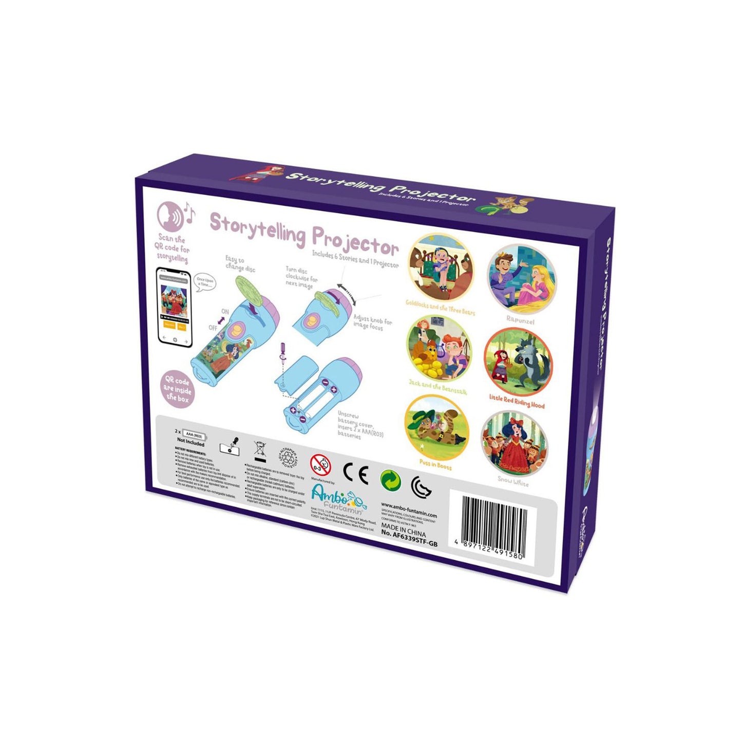 Storytelling Torch Projector 6 Stories Gift Set