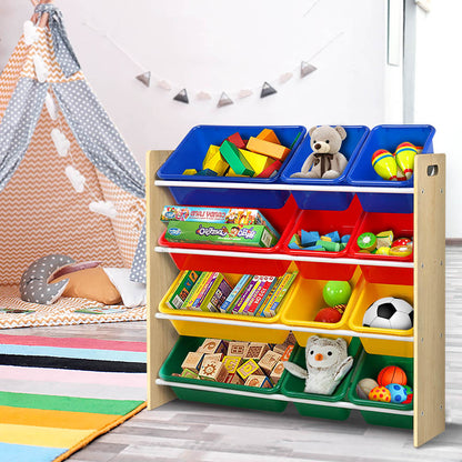 Keezi Kids 12 Bin Storage Unit
