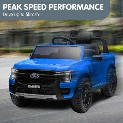Kahuna Ford Ranger Electric Kids Ride On Car - Blue