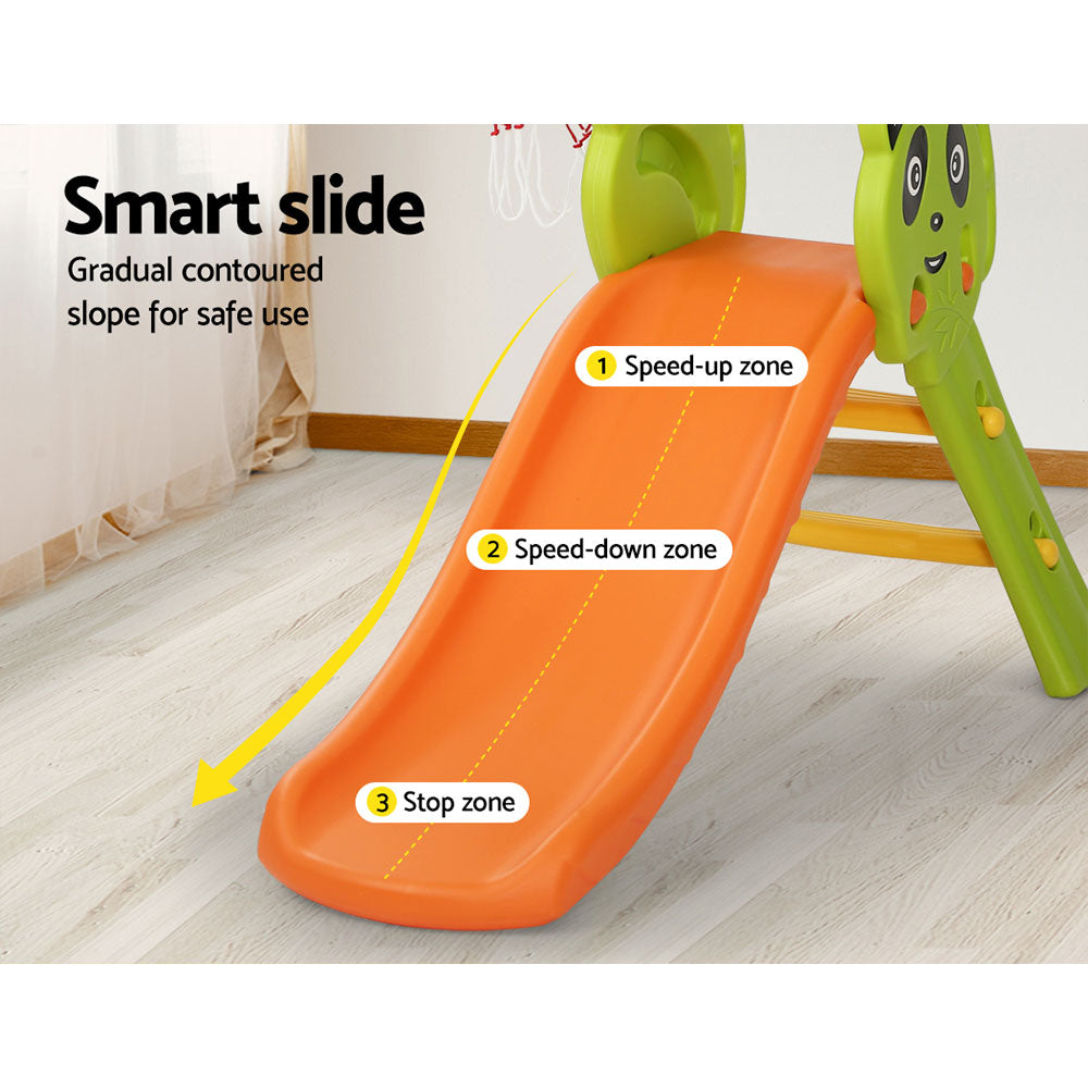 Keezi Kids Panda Playground Slide Set