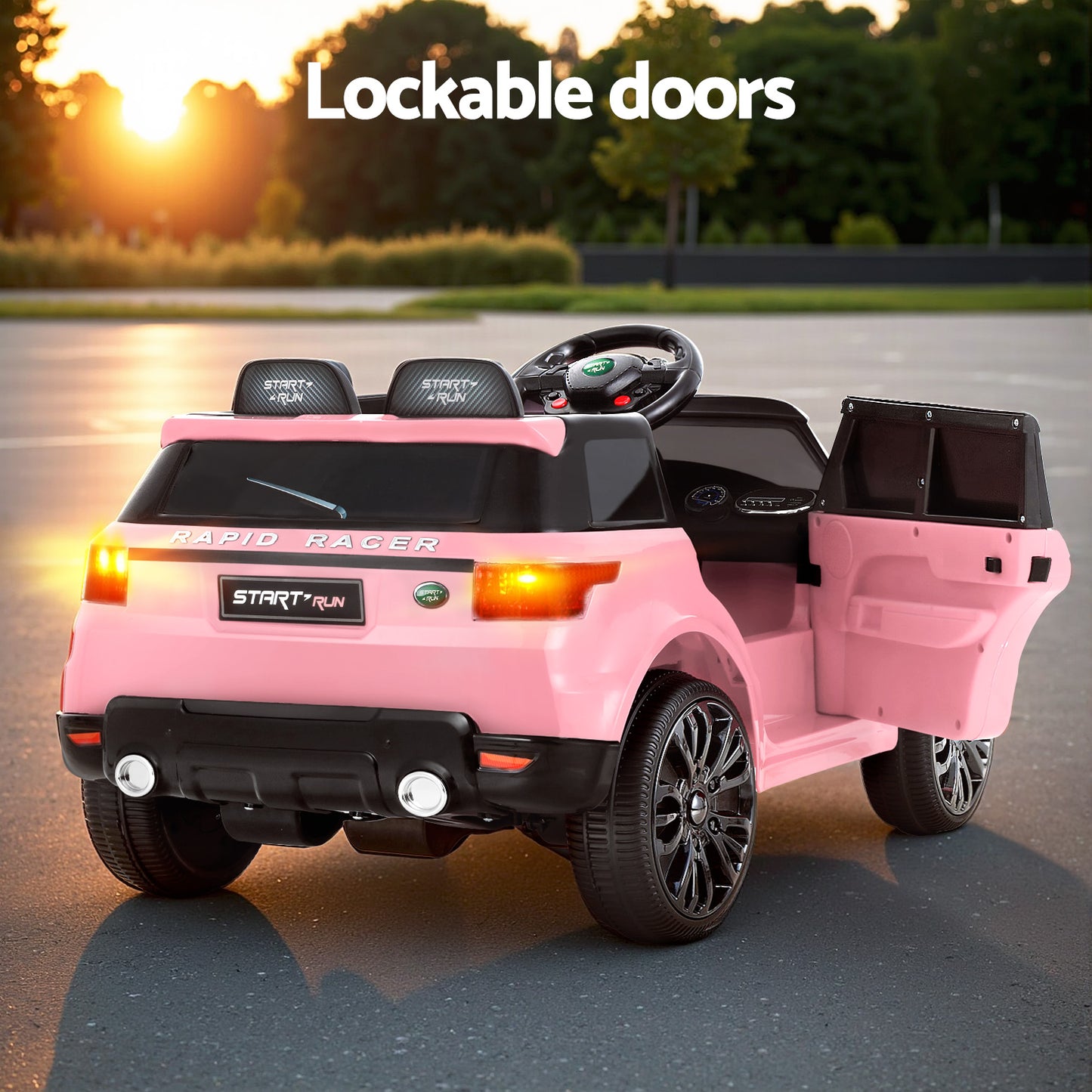 Rigo Kids Electric Ride On Car Pink
