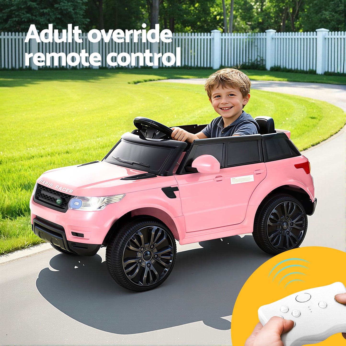 Rigo Kids Electric Ride On Car Pink