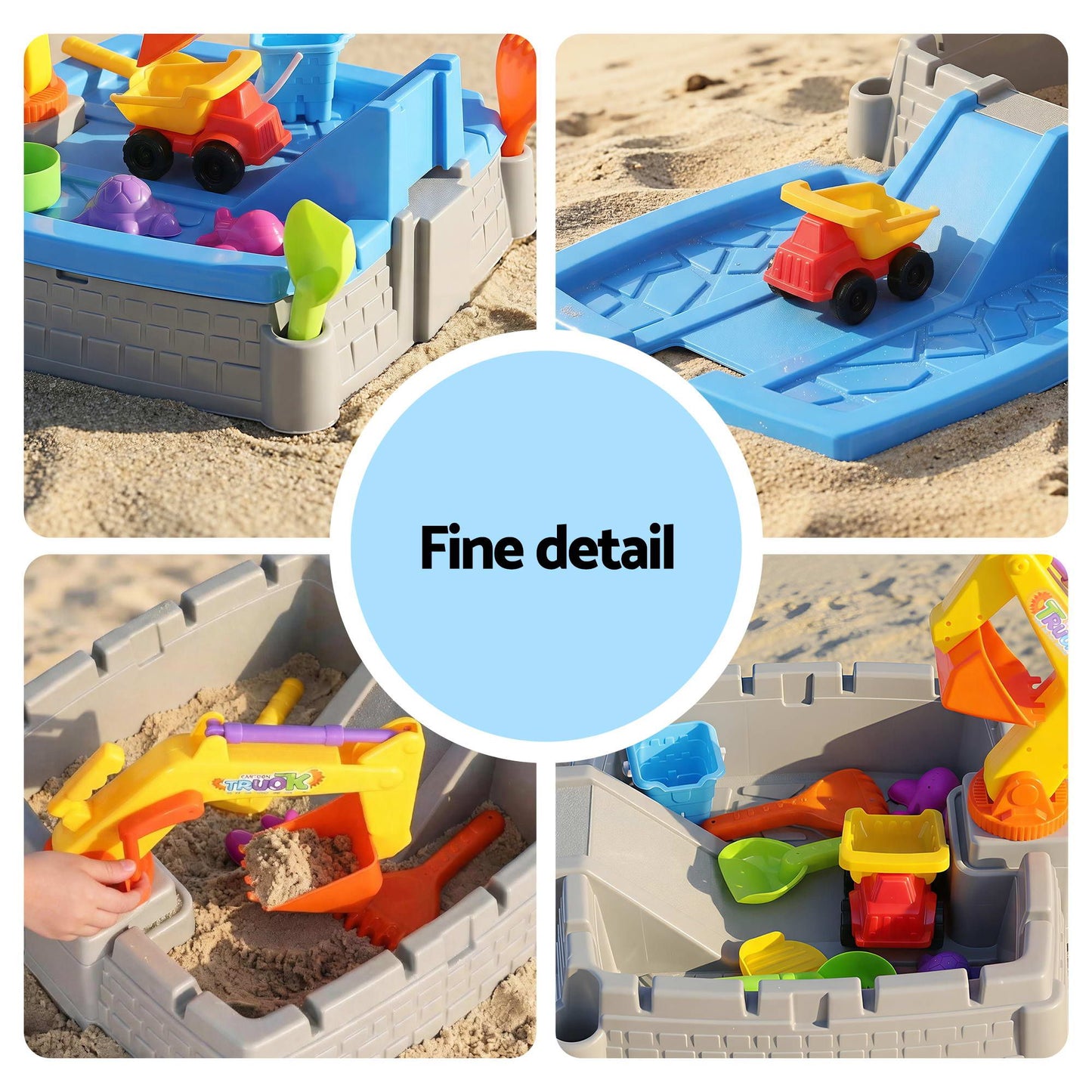 Keezi 2-in-1 Kids Sandpit Water Play Set