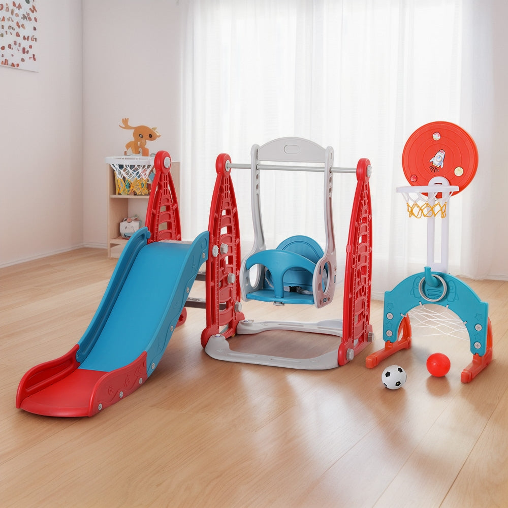 Keezi Kids Indoor Outdoor Swing & Slide Playcentre