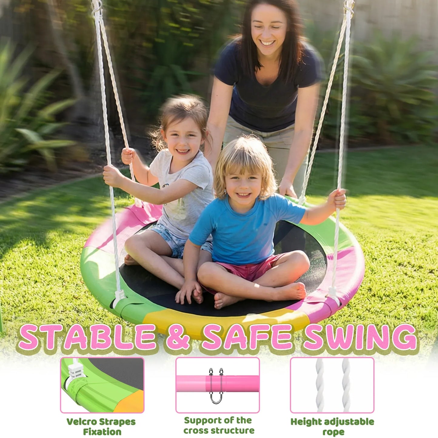 Flying Saucer Swing Set