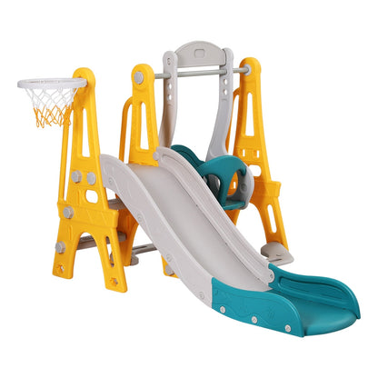 Keezi Kids Slide & Basketball Swing Set