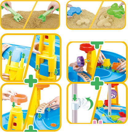 Keezi Kids Sand & Water Playset with Umbrella