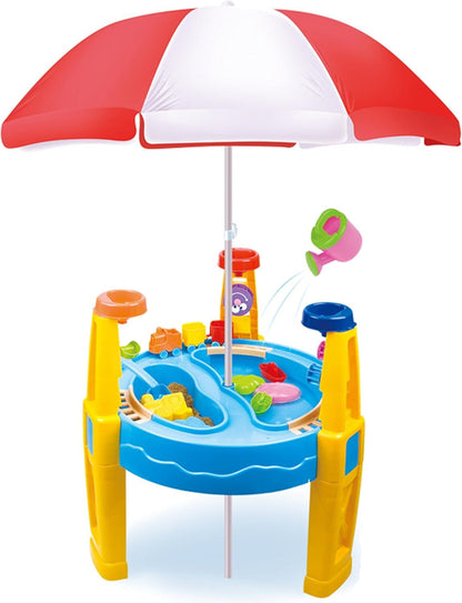 Keezi Kids Sand & Water Playset with Umbrella