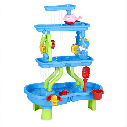 Keezi Kids 4 Tier Waterfall Sand & Water Playset