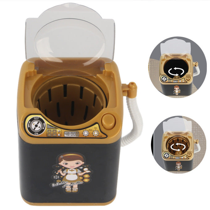 Mini Electric Washing Machine Dryer Play Set Blue
